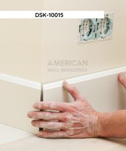 10cm White Base Moulding Skirting Board DSK-10015