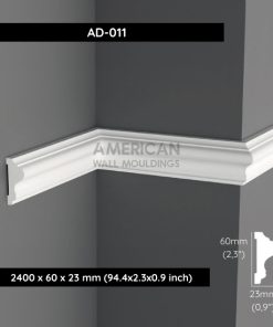 Decorative Wall Trim 2.3 Paintable Wall Molding AD-011