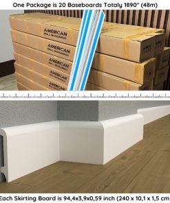 Durable Polymer Baseboard Molding DSK-11015