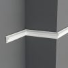 Elegant White Wall Molding 1.5" | Durable and Paintable AD-020