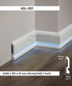 LED-Compatible Baseboard Molding ASL-001