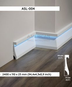 LED-Compatible Baseboard Molding ASL-004
