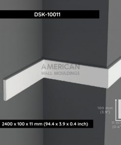 Paintable PVC Wall Trim 3.9 Customizable Wall Molding DSK-10011