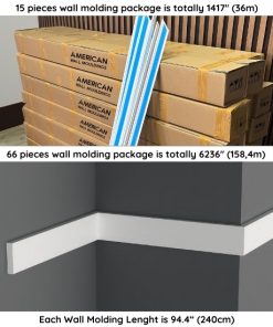 Paintable Wall Trim 1.5