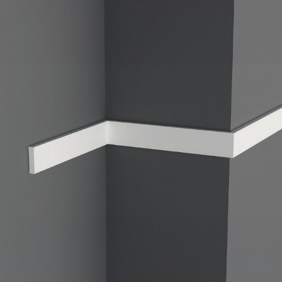 Paintable Wall Trim 1.5" | Easy-to-Install Wall Molding ABC-4008
