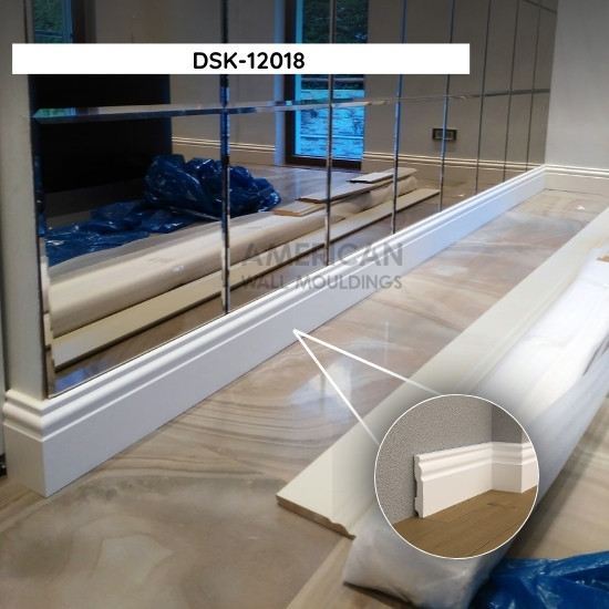 Polymer Floor Moulding Baseboard Molding DSK-12018