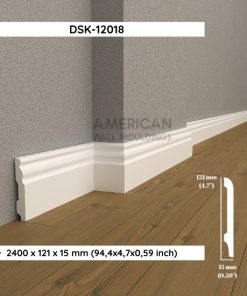 Polymer Floor Moulding Baseboard Molding DSK-12018