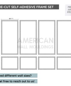 Minimalist Wall Molding Kit Modern Trim Solution CST-002