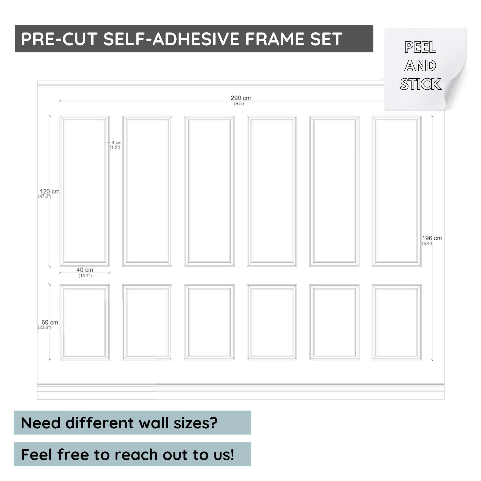 Modern Wall Paneling | Luxury Wall Molding Kit CST-051